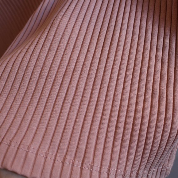 H&M Pale Pink Ribbed Tshirt Dress - Picture 7 of 11
